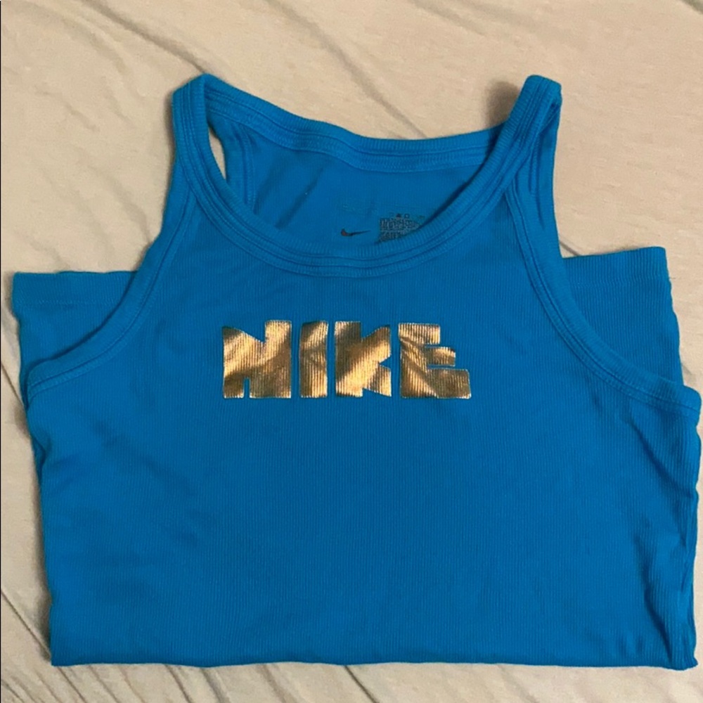 Nike blue tank